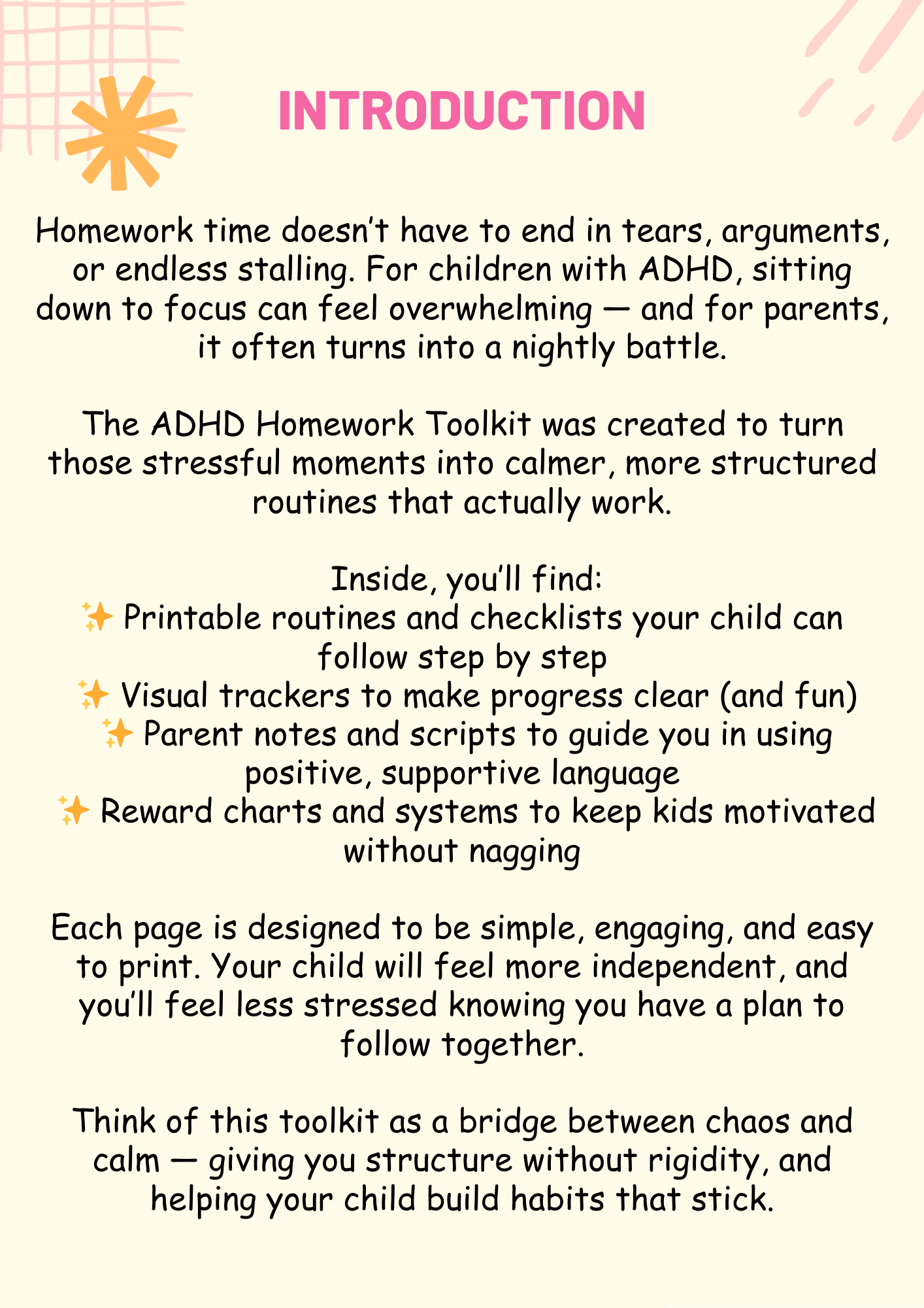 Homework Toolkit – Printable Routines, Trackers & Scripts